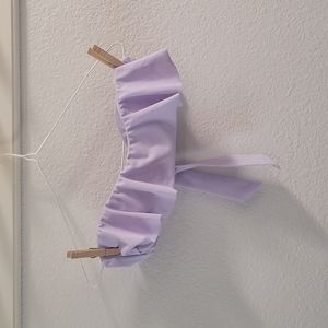 Xhilaration Lilac Bandeau Swim Top (M)